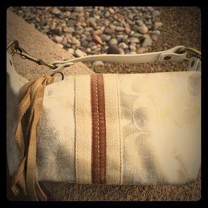 Gold and fun!! EUC. Coach Purse.